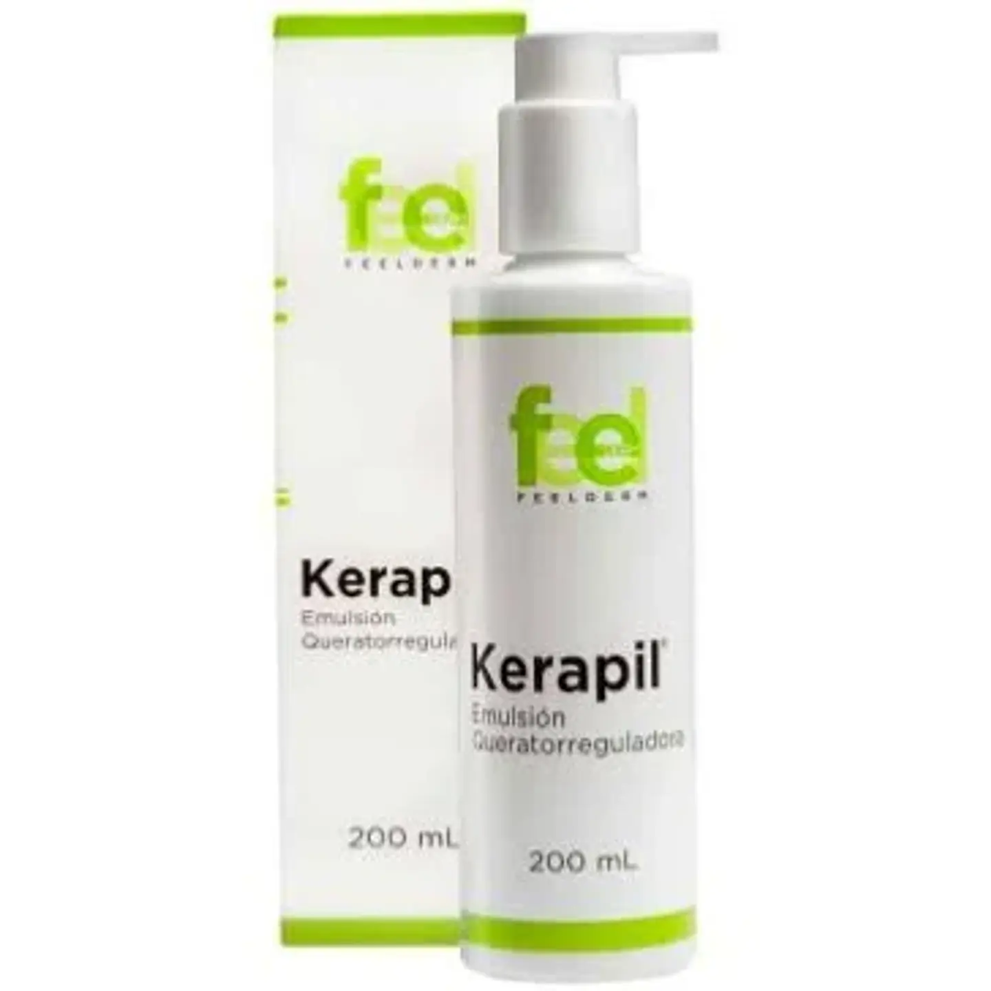 Kerapil Emulsión 200ml ¿Tu piel presenta textura áspera, brotes de granitos o zonas de sequedad? 1