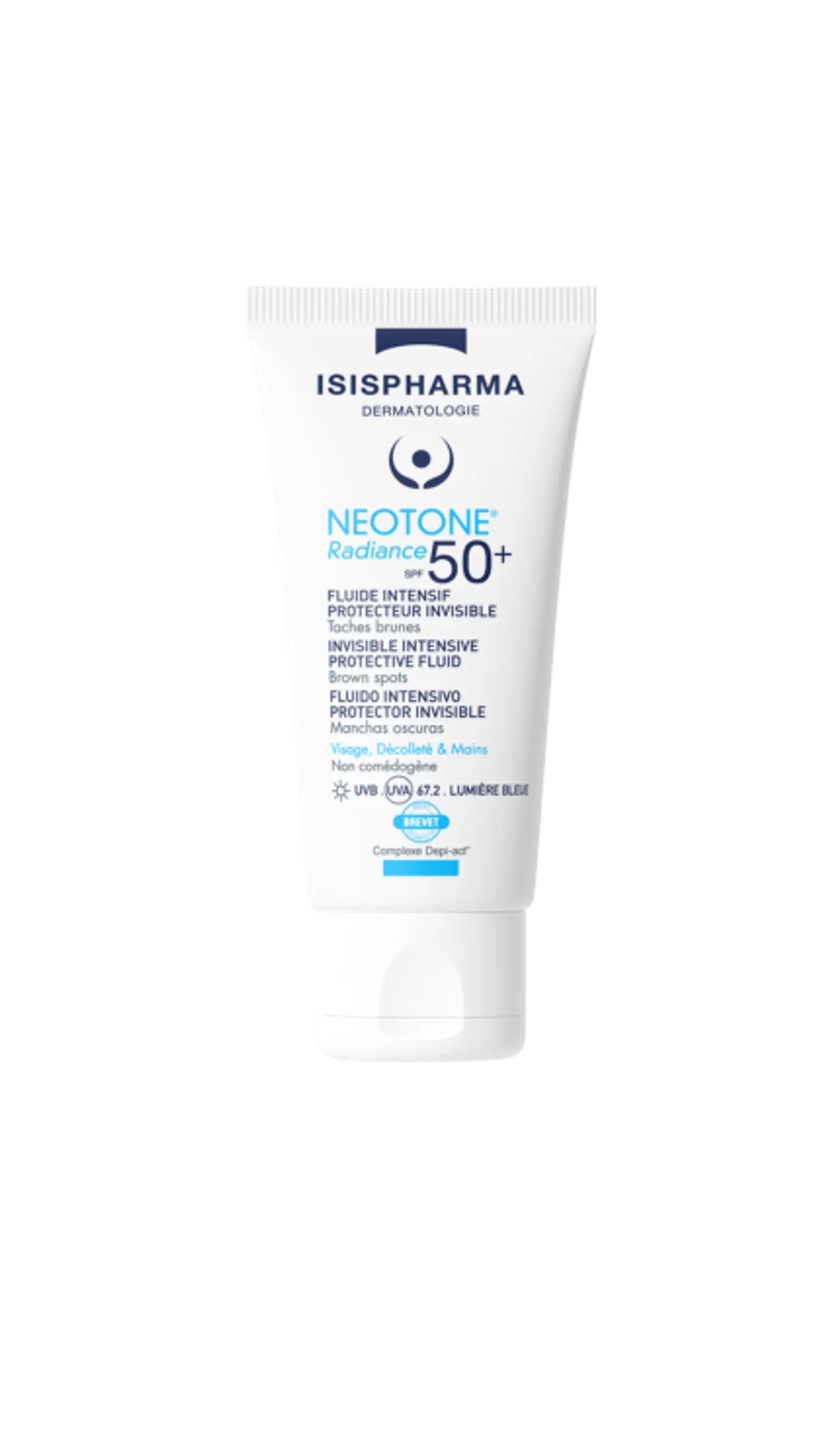 Neotone Radiance SPF50+ Isispharma – Protector Solar Despigmentante Iluminador 1