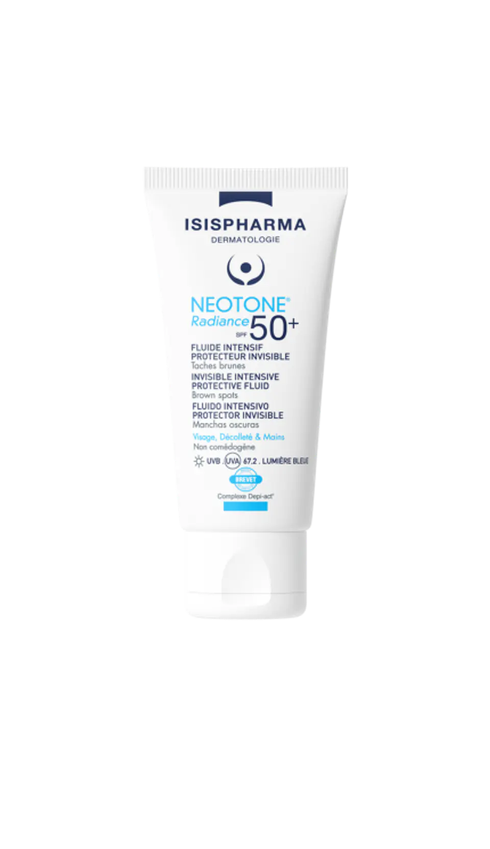 Neotone Radiance SPF50+ Isispharma – Protector Solar Despigmentante Iluminador 1