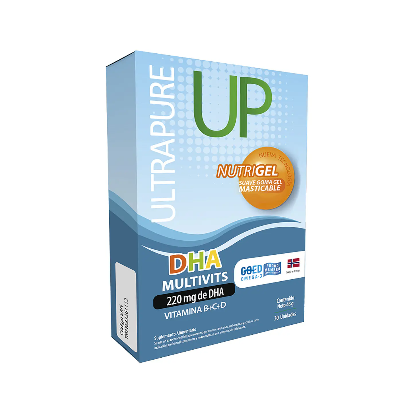 Gomitas Omega Up Junior 30 unidades. ¿Te gustaría potenciar el desarrollo cerebral y cognitivo de tus hijos? 1