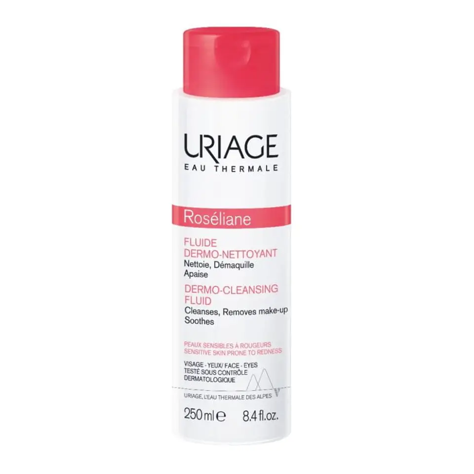 Roséliane Fluido Dermo-Limpiador Uriage – Limpieza Suave para Piel Sensible con Rojeces 1