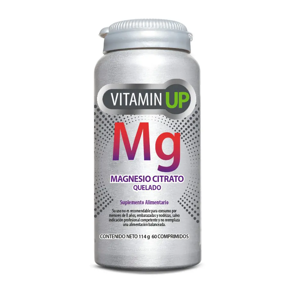Magnesio Citrato Quelado Vitamin Up 60 Cápsulas 1