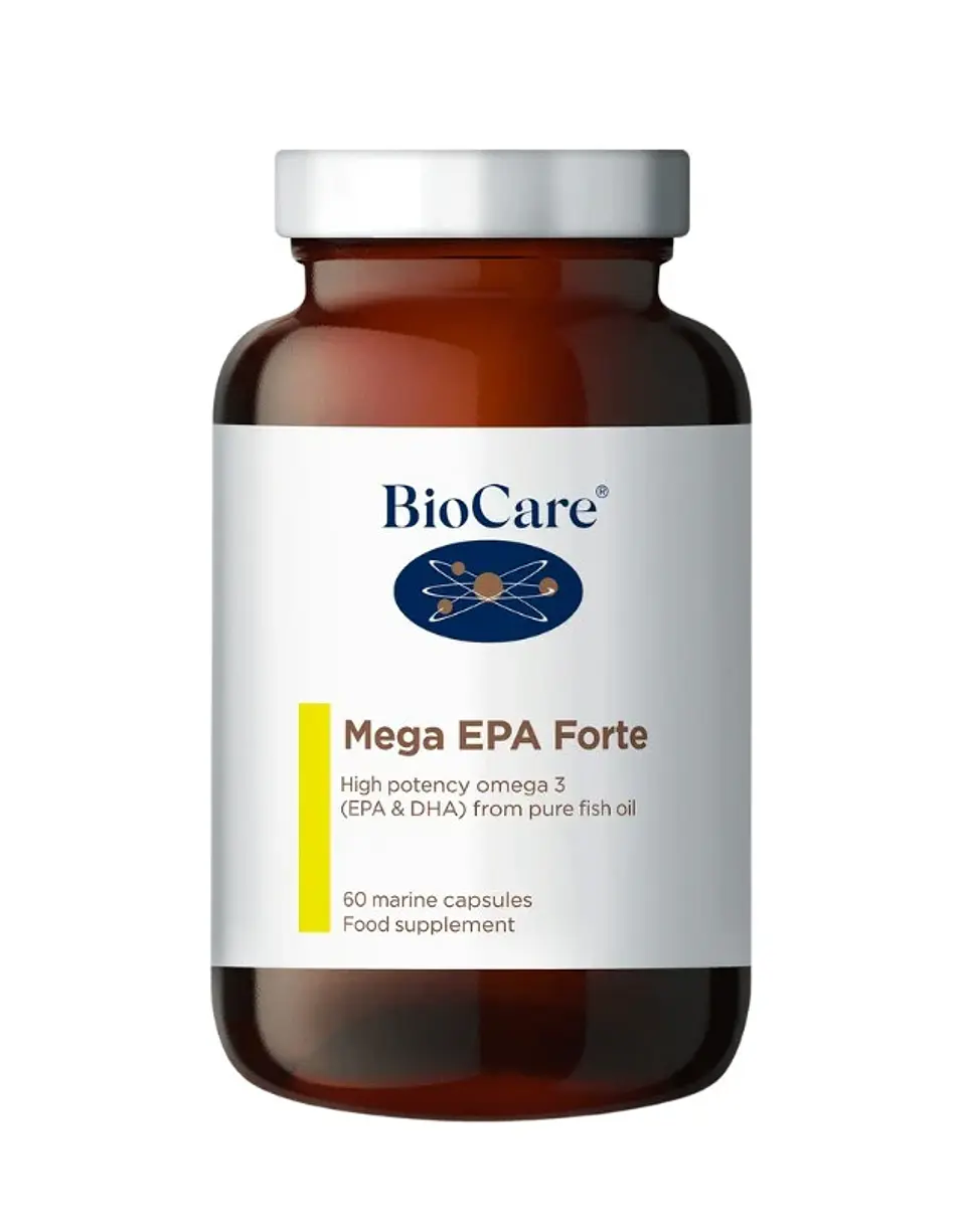 Mega EPA Forte 60 cáp ¿Sabías que cuidar tu salud cardiovascular también puede mejorar tu memoria y darle a tu piel el resplandor que necesita? 1
