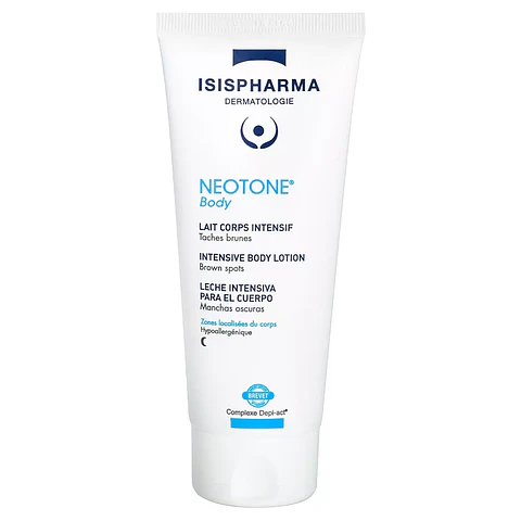 NEOTONE Body 100ml ¿Tu piel presenta manchas oscuras en zonas como axilas, entrepierna o abdomen post-embarazo?
