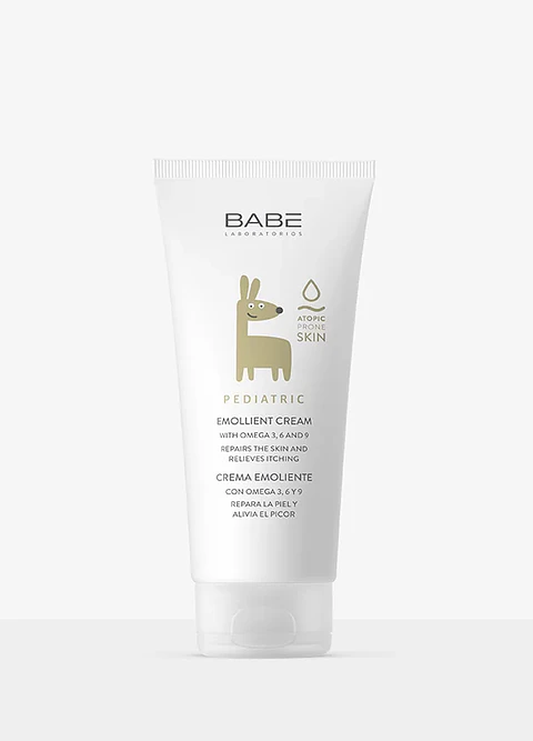 CREMA EMOLIENTE PEDIATRIC BABE ¿Tu hijo sufre de piel seca, irritada o con tendencia atópica?