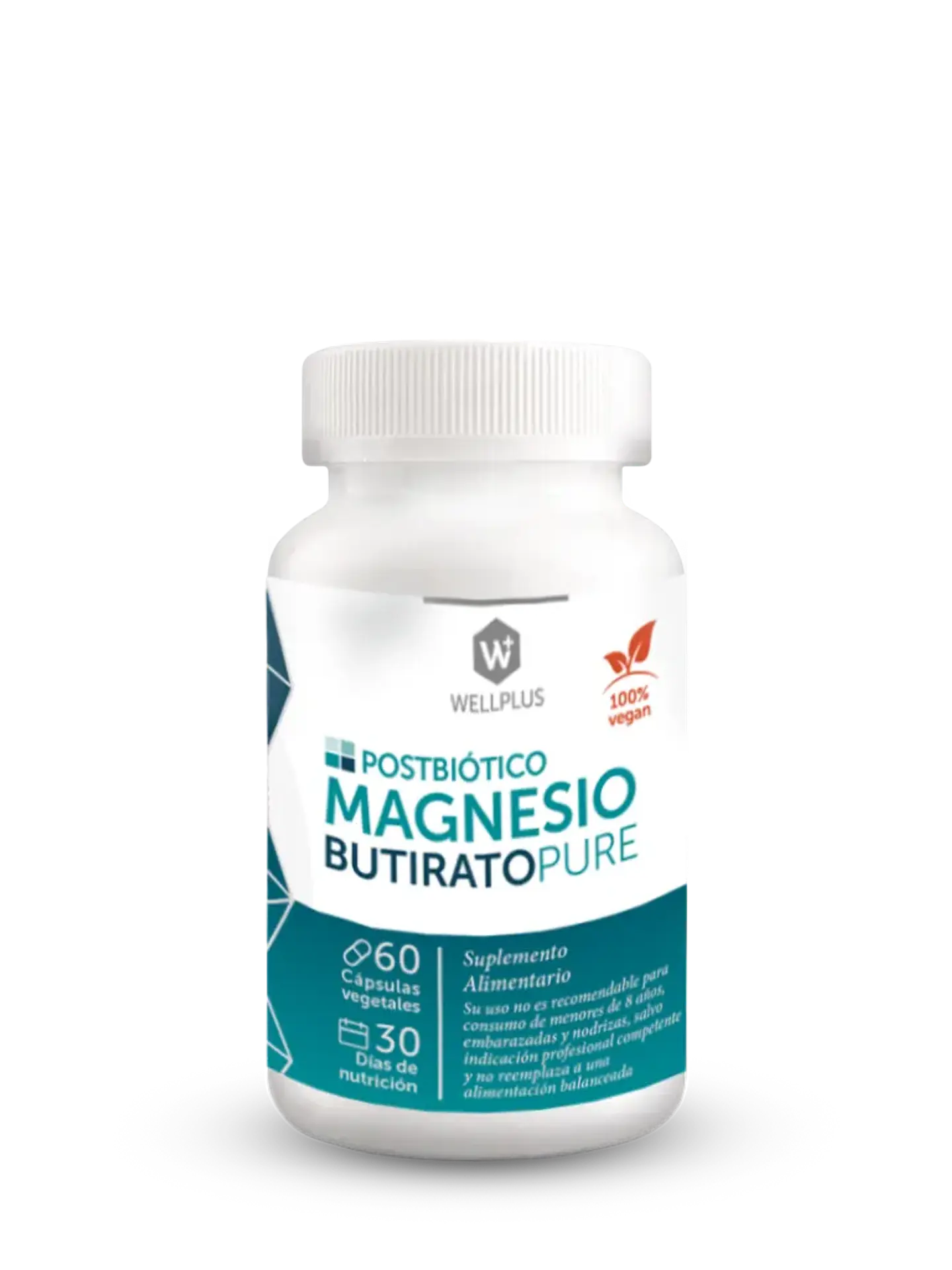 Magnesio Butirato Pure Wellplus – Postbiótico con Butirato de Magnesio | Boutique de Piel 1