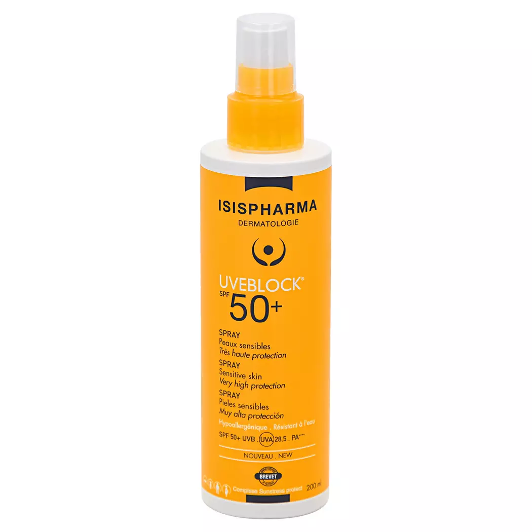 Uveblock Spray De Alta Protección SPF50+ 200ml Isispharma