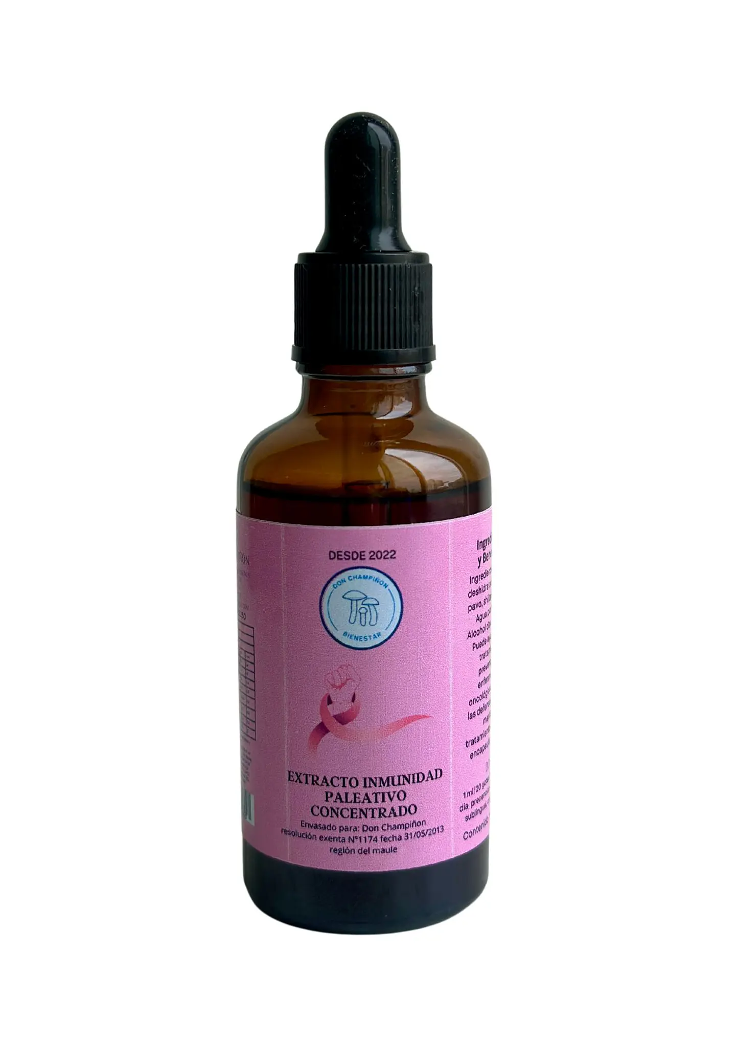 EXTRACTO INMUNIDAD PALEATIVO 50 ml ¿Tu sistema inmunológico necesita apoyo durante tratamientos oncológicos o en fases de convalecencia? 1