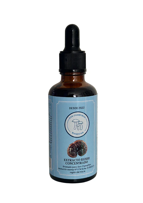 Extracto Reishi  Don Champignon Bienestar natural con el "hongo de la inmortalidad"