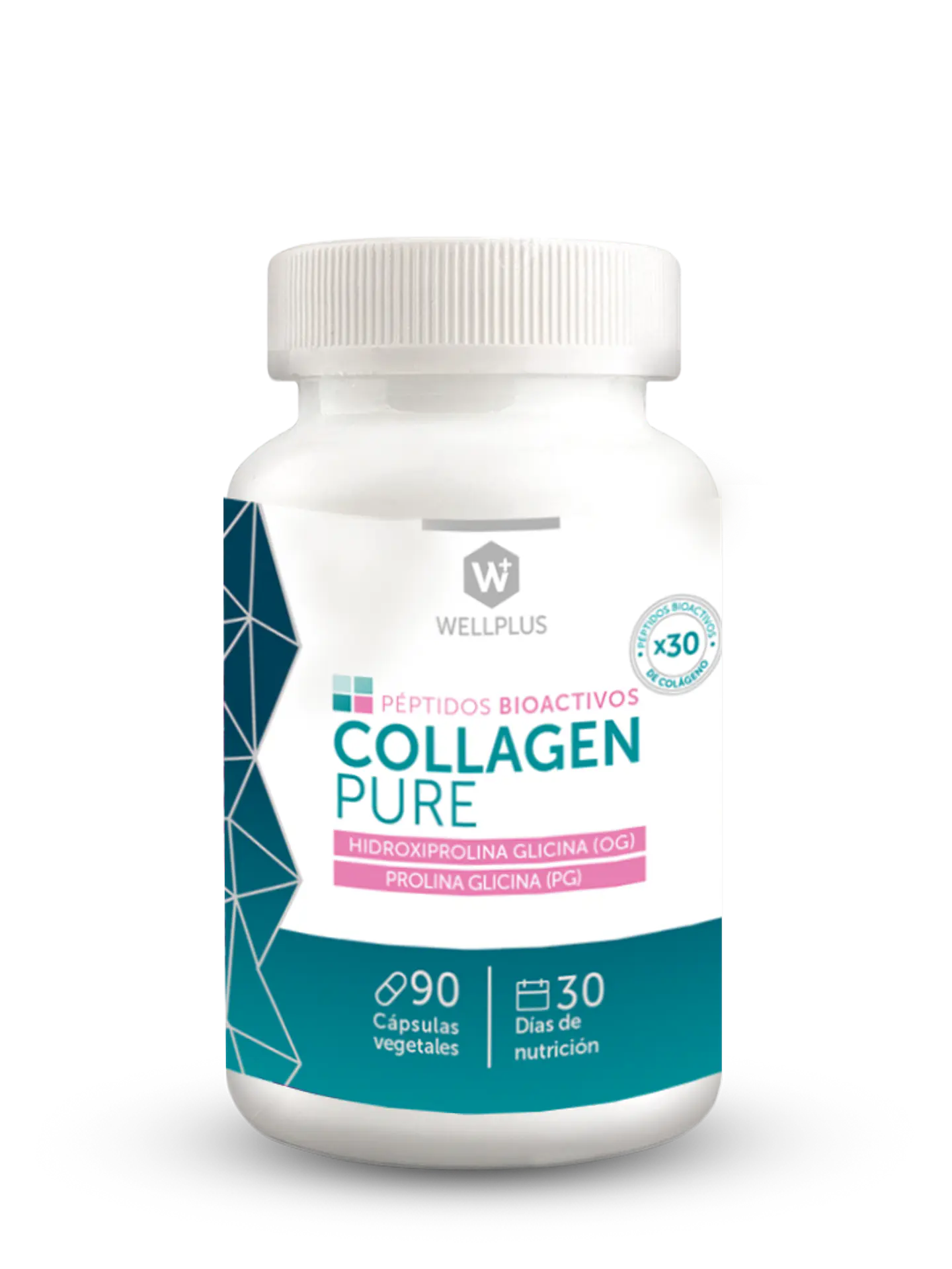 Collagen Pure Péptidos Bioactivos 90 cápsulas 1