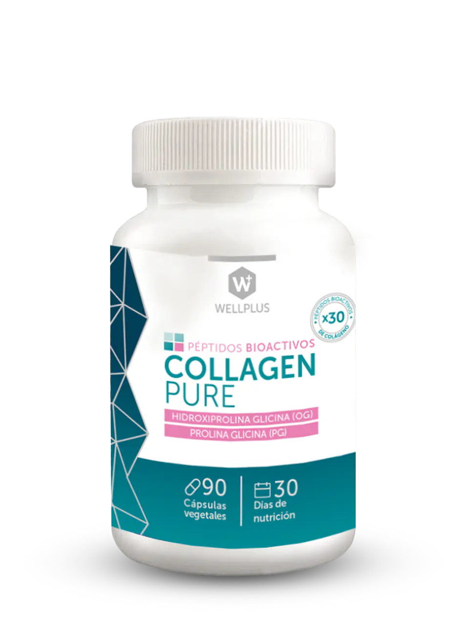 Collagen Pure Péptidos Bioactivos 90 cápsulas 1