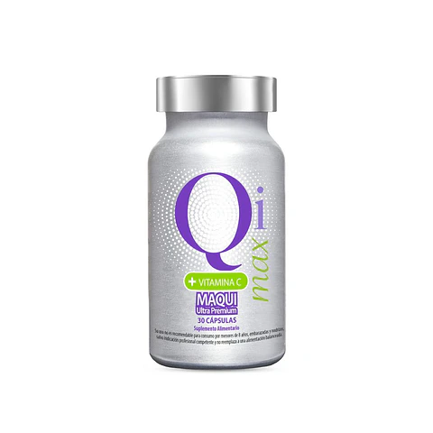 Qi Max C Newscience – Antioxidante de Maqui Ultra Premium + Vitamina C 30 Cápsulas