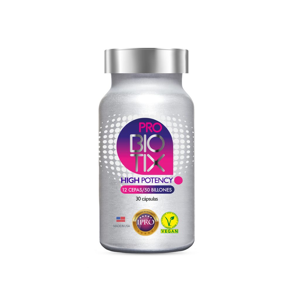 Probiotix High Potency – Probiótico 50 Billones UFC con 12 Cepas en Cápsulas