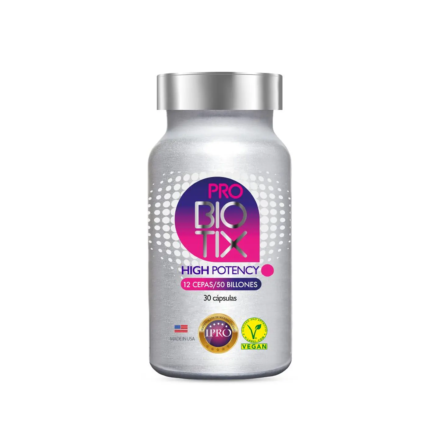 Probiotix High Potency – Probiótico 50 Billones UFC con 12 Cepas en Cápsulas 1