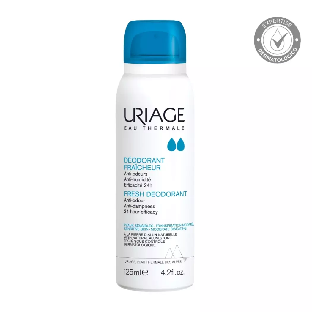Desodorante Uriage Déodorant Fraîcheur – Frescura y Control del Olor sin Irritar