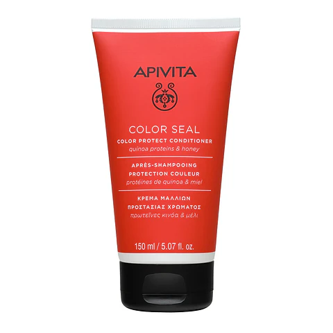 ACONDICIONADOR COLOR SEAL APIVITA ¿Tu cabello teñido pierde brillo y vitalidad rápidamente?