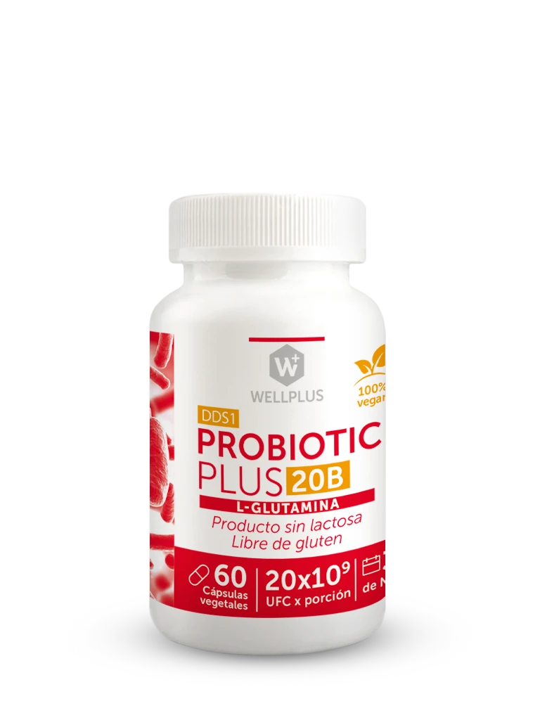 Probiotico Plus 20B Wellplus 60 cápsulas
