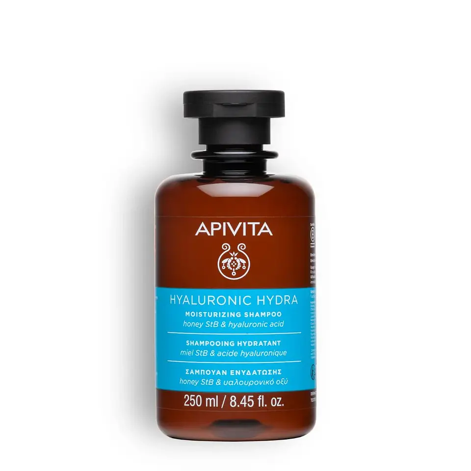 SHAMPOO HIDRATANTE 250ML APIVITA ¿Tu cabello luce seco, opaco o sin vida? 1