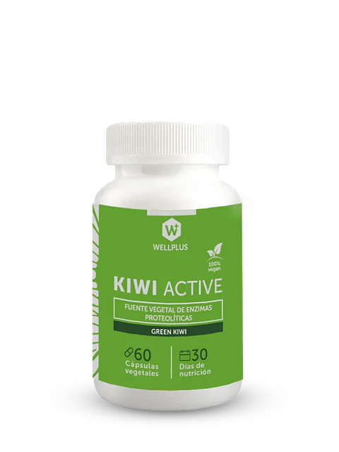 Kiwi Active Wellplus 60 cápsulas – Fibra natural de kiwi verde para apoyo digestivo | Boutique de Piel