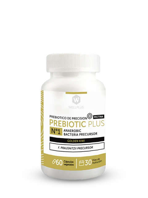 Prebiotic Plus N.1 Wellplus 60 cápsulas – Pectina de kiwi dorado para nutrición intestinal | Boutique de Piel