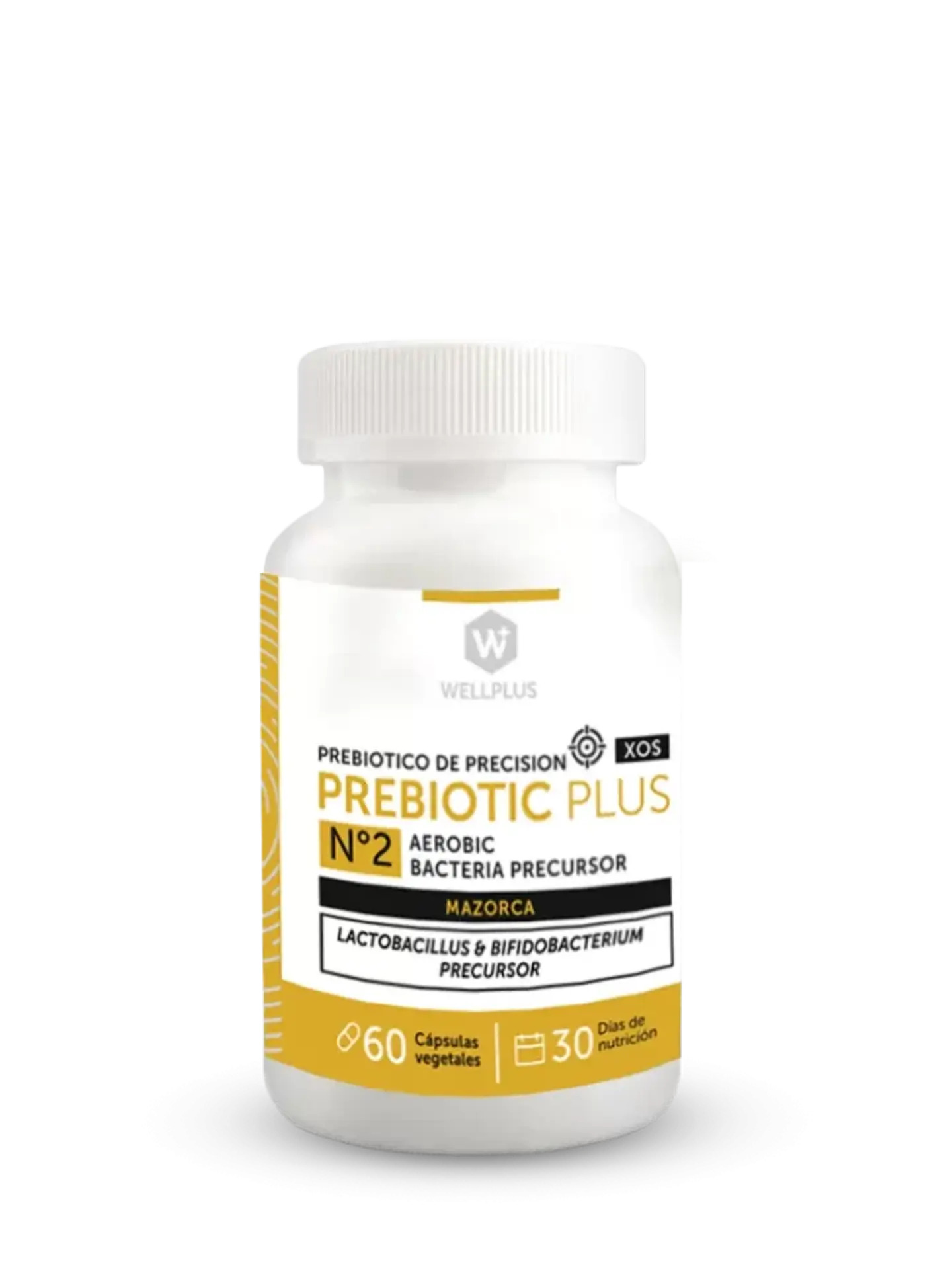 Prebiotic Plus N°2 Wellplus XOS 60 cápsulas – Xilooligosacáridos para nutrición de la microbiota | Boutique de Piel 1