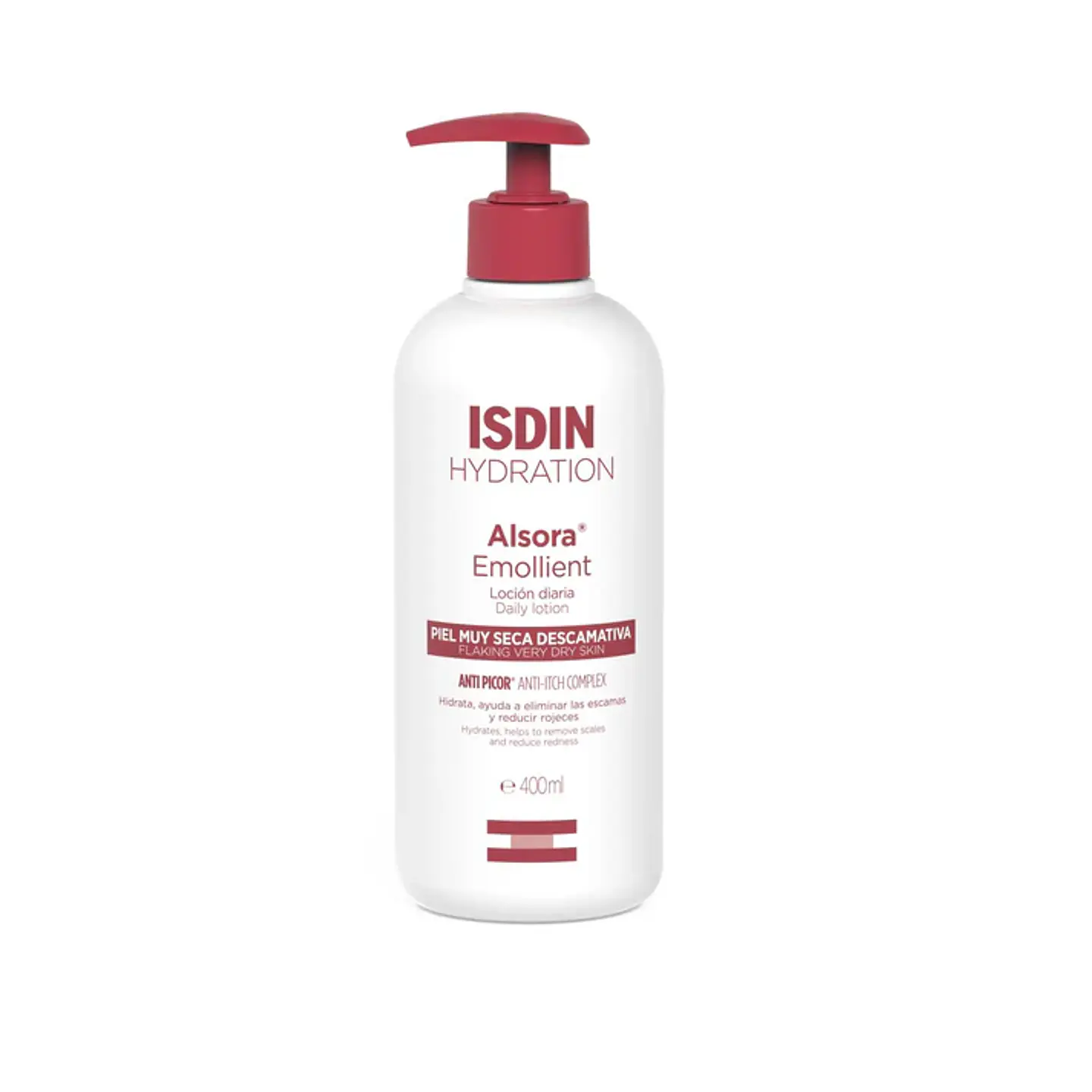 ALSORA EMOLIENTE LOCION 400 ML ¿Tu piel está extremadamente seca, con escamas o enrojecida? 1