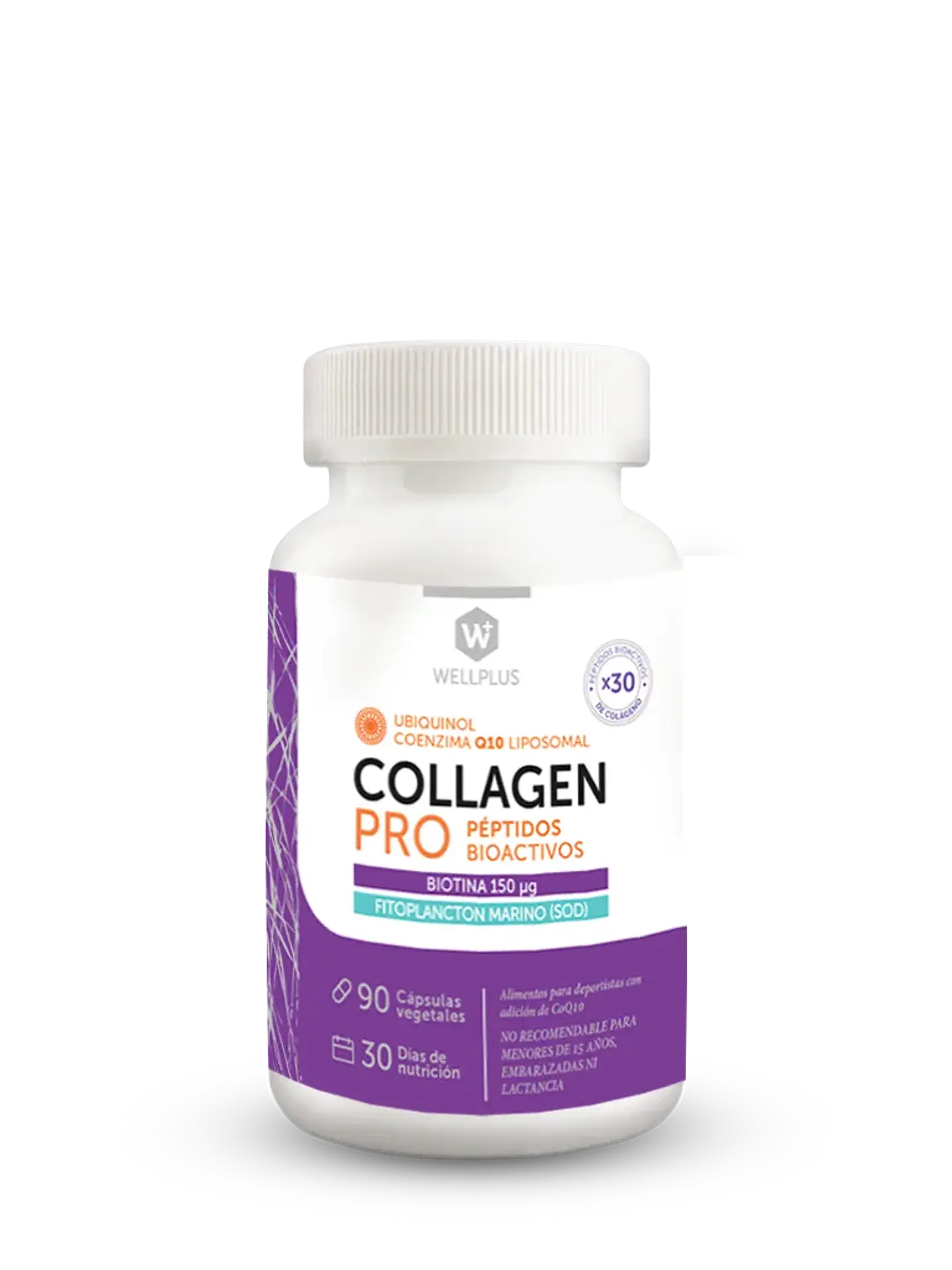 Collagen Pro Péptidos Bioactivos 90 Cápsulas 1