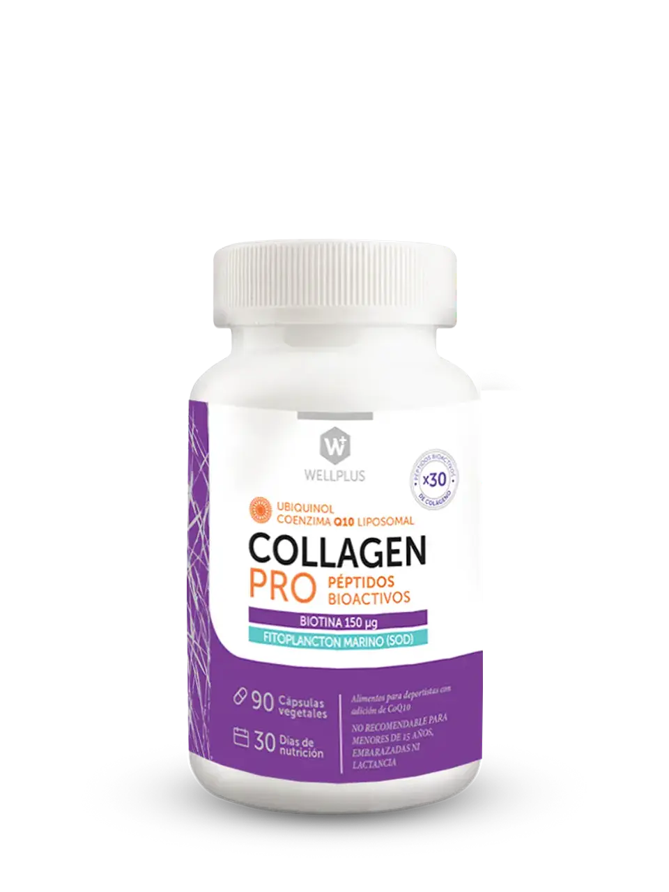 Collagen Pro Péptidos Bioactivos 90 Cápsulas 1