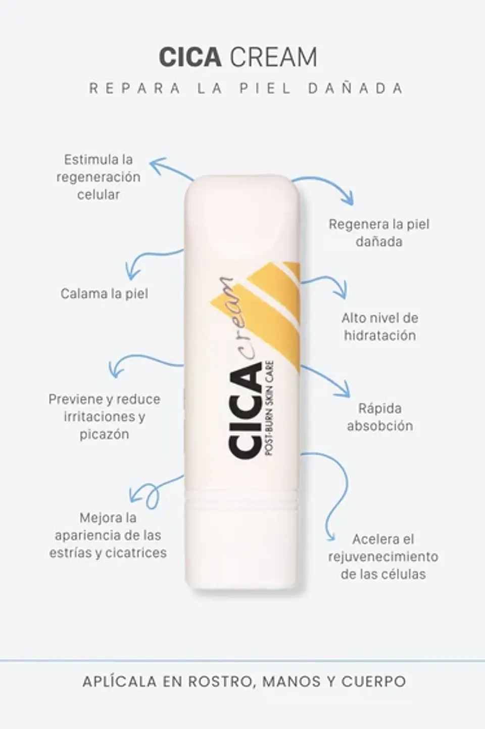 Cica Cream - Repara la piel dañada 100 ml 2