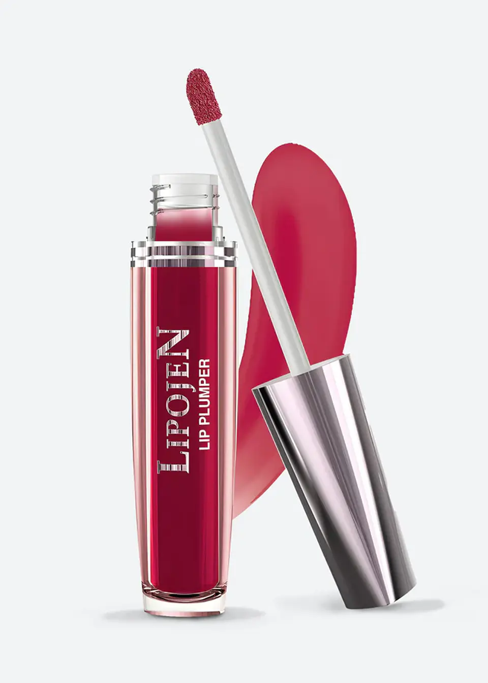 Labial Semi Mate Voluminizador Hidratante de Labios Nª 10 Hot Red 1