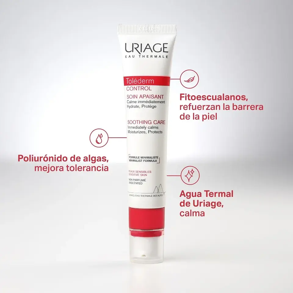 Toléderm Control Soothing Care  ¿Tu piel se enrojese, pica o se irrita fácilmente? 2