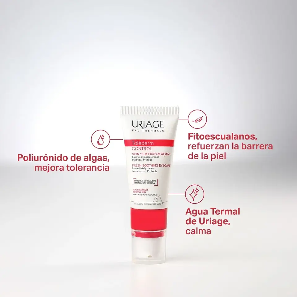 Tolederm Control contorno de ojos ¿Tu contorno de ojos se enrojece, pica o se irrita fácilmente? 2
