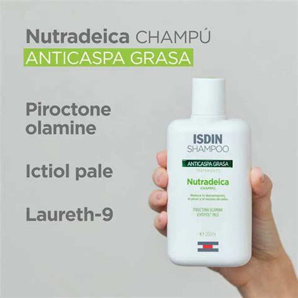 Nutradeica® Champú Anticaspa Grasa 200 ml ¿Tu cuero cabelludo está graso, con picazón o descamación?  3