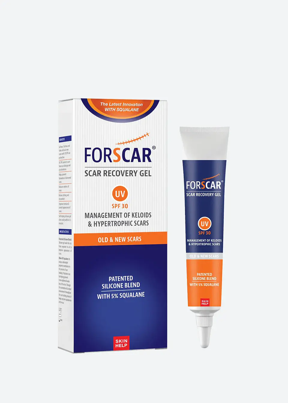 Forscar Gel de Silicona para Cicatrices con UV SPF 30 - 10ml 1
