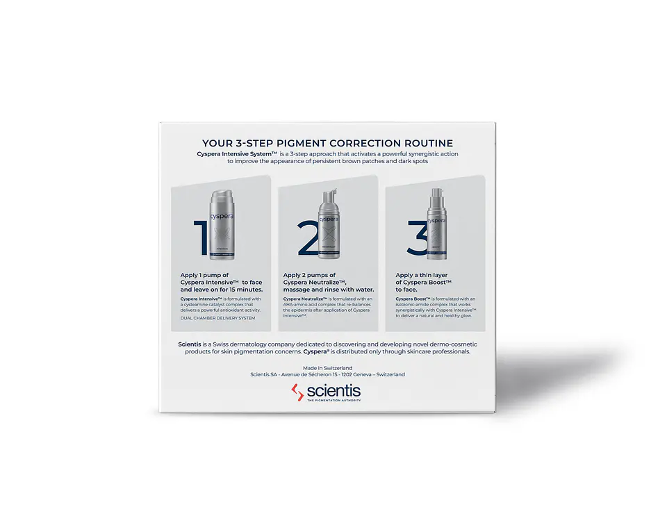 Cyspera Intensive System Scientis – Tratamiento Despigmentante Completo 3 Pasos para Manchas Persistentes 2