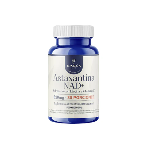 Astaxantina +NAD ¿Buscas un suplemento que apoye tanto tu energía celular como tu belleza desde adentro?