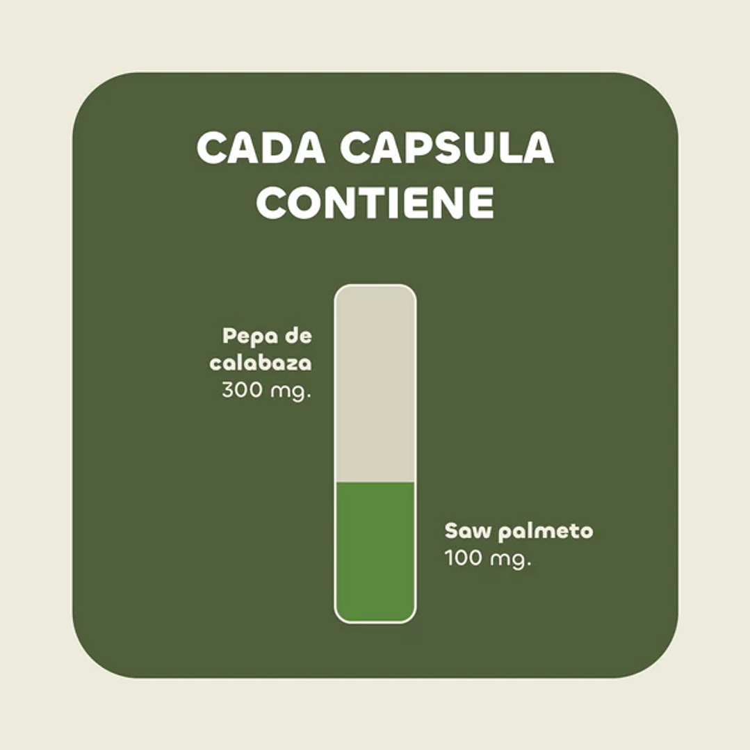 PEPA DE CALABAZA + SAW PALMETO 400 MG 60 CAPSULAS 3