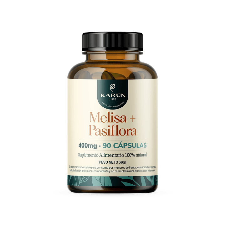 MELISA + PASIFLORA 550MG 90CAP KARUN 1