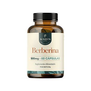 BERBERINA 500MG 60 CAPSULAS ¿Sientes que tu metabolismo necesita un apoyo extra en tu día a día?