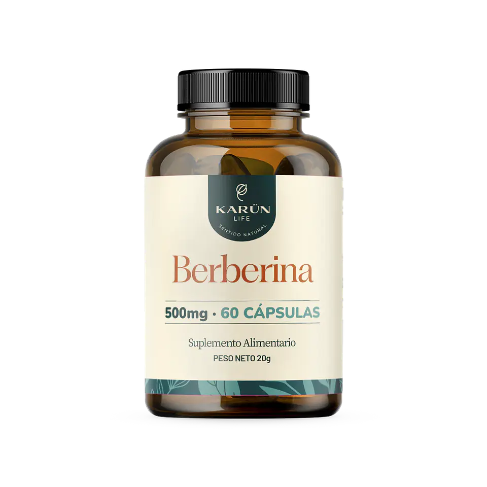 Berberina 500Mg 60 Capsulas ¿Sientes que tu metabolismo necesita un apoyo extra en tu día a día? 1