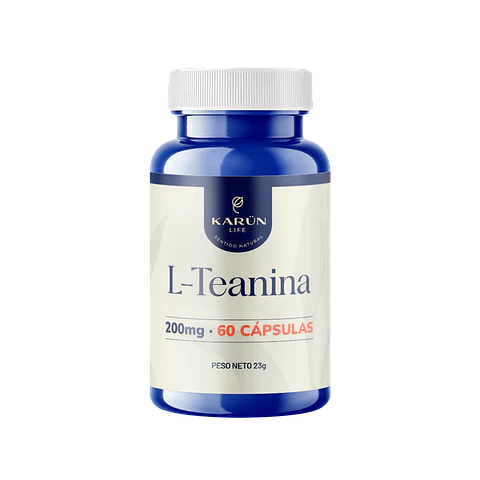 L-TEANINA 200MG 60 CÁPSULAS ¿Te cuesta aquietar la mente al final del día y relajarte sin perder claridad mental para poder rendir al día siguiente?
