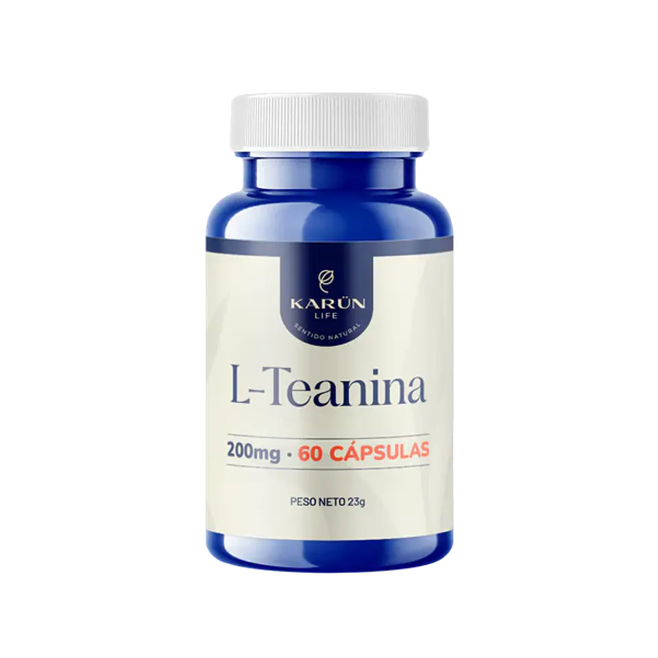 L-TEANINA 200MG 60 CÁPSULAS ¿Te cuesta aquietar la mente al final del día y relajarte sin perder claridad mental para poder rendir al día siguiente? 1