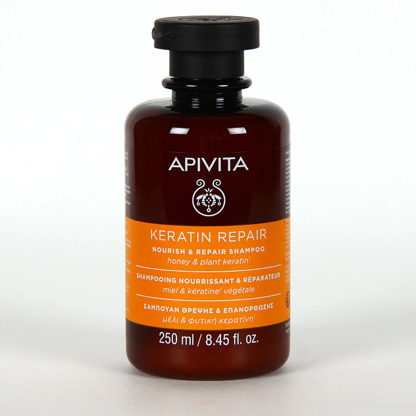 Shampoo Keratin Repair Apivita ¿Tu cabello está dañado, quebradizo o sin fuerza — pidiendo nutrición y reparación profunda? 1