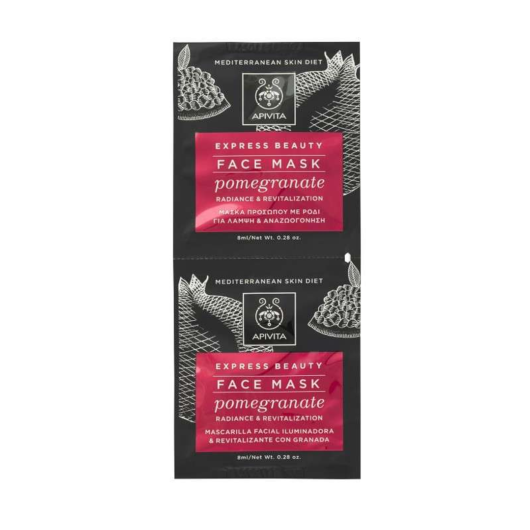 MASCARILLA HIDRATANTE GRANADA “¿Tu piel se ve apagada o cansada y quieres recuperar luminosidad en minutos?” 1