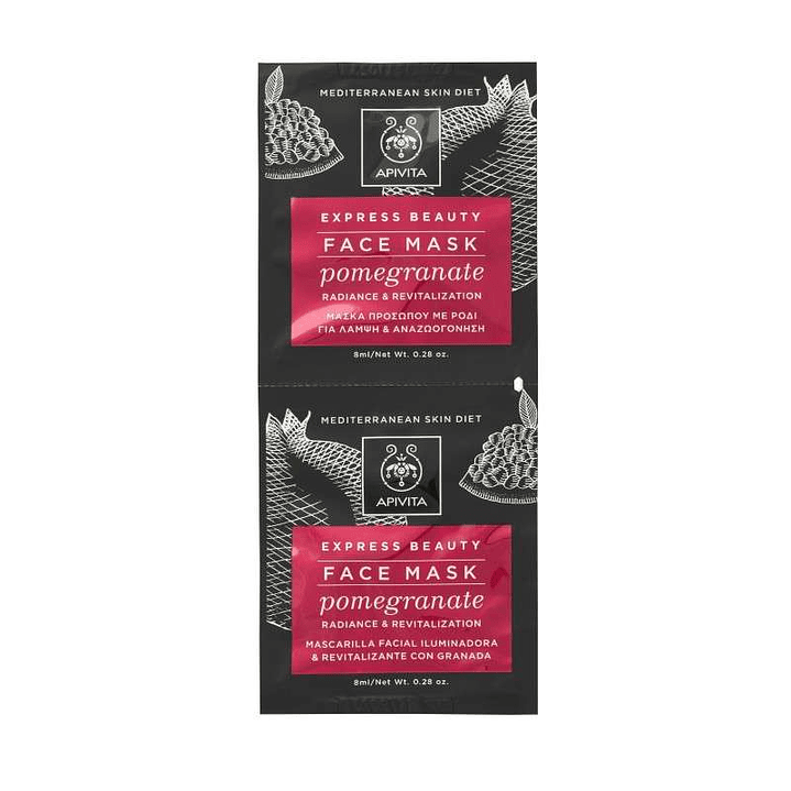 MASCARILLA HIDRATANTE GRANADA “¿Tu piel se ve apagada o cansada y quieres recuperar luminosidad en minutos?” 1