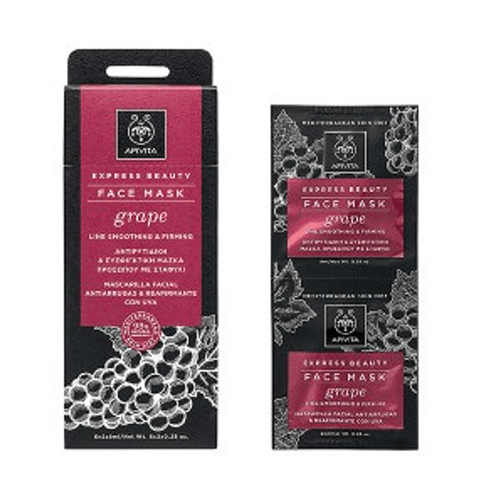 MASCARILLA ANTIEDAD UVA APIVITA ¿Tu piel muestra signos de envejecimiento — líneas, pérdida de firmeza o falta de luminosidad? 1