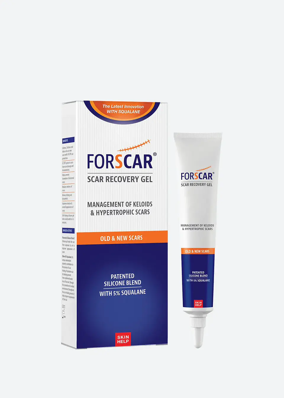 Forscar Gel de Silicona para Cicatrices 10ml ¿Quieres que tu piel sane y la cicatriz quede más suave y menos visible sin usar tratamientos invasivos? 1