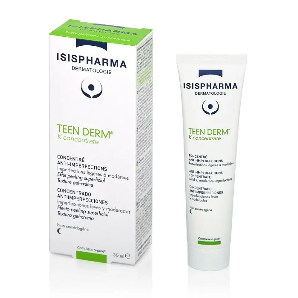Teen Derm K concentrate tratamiento nocturno 1