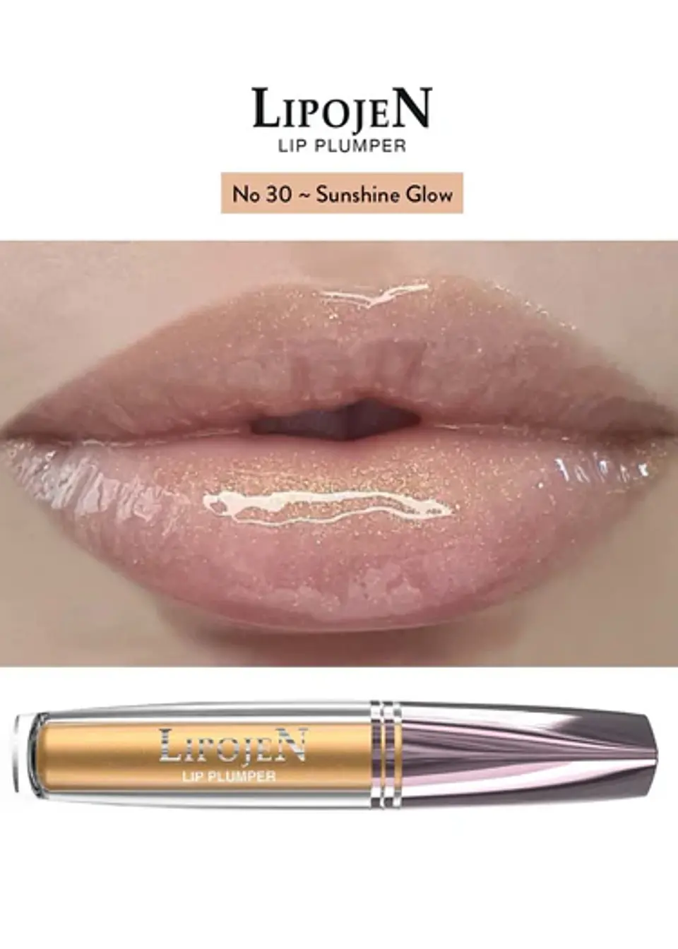 Labial Gloss Voluminizador Hidratante Tradicional Lipojen N 30 3