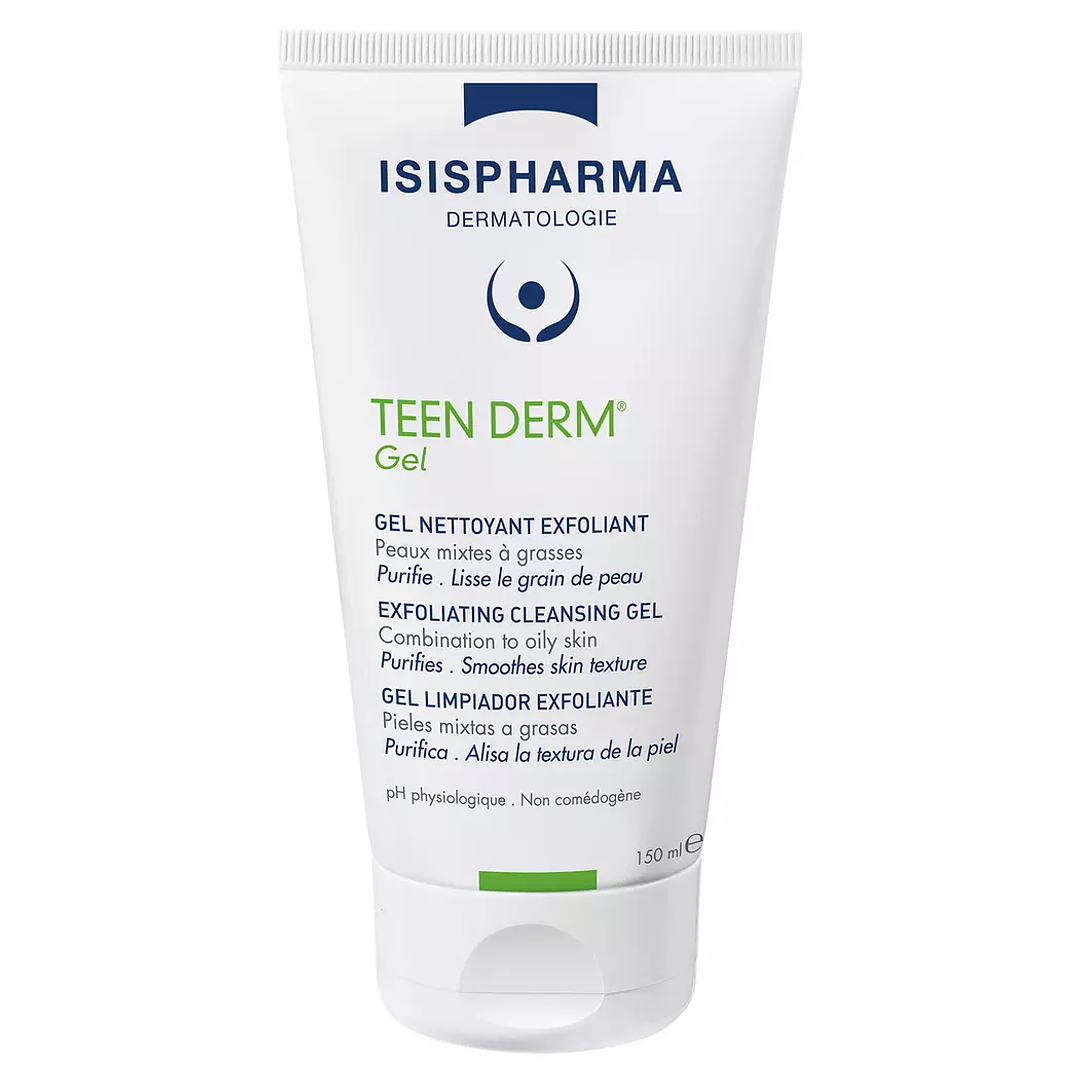 Teen Derm Gel Exfoliante primer paso 1